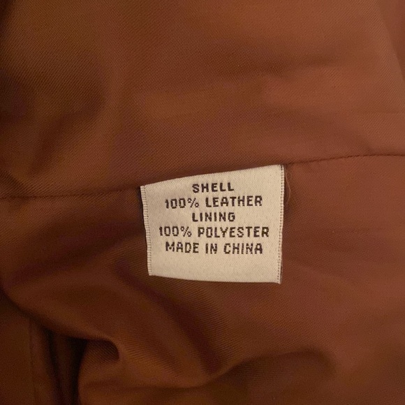 Beautiful Talbots Fitted Leather Jacket Size 10 - Picture 5 of 5